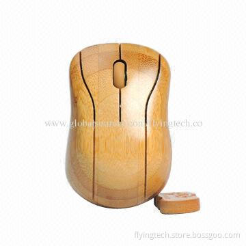 2.4G Wireless Bamboo Mouse for Mac Window PC MG95-N